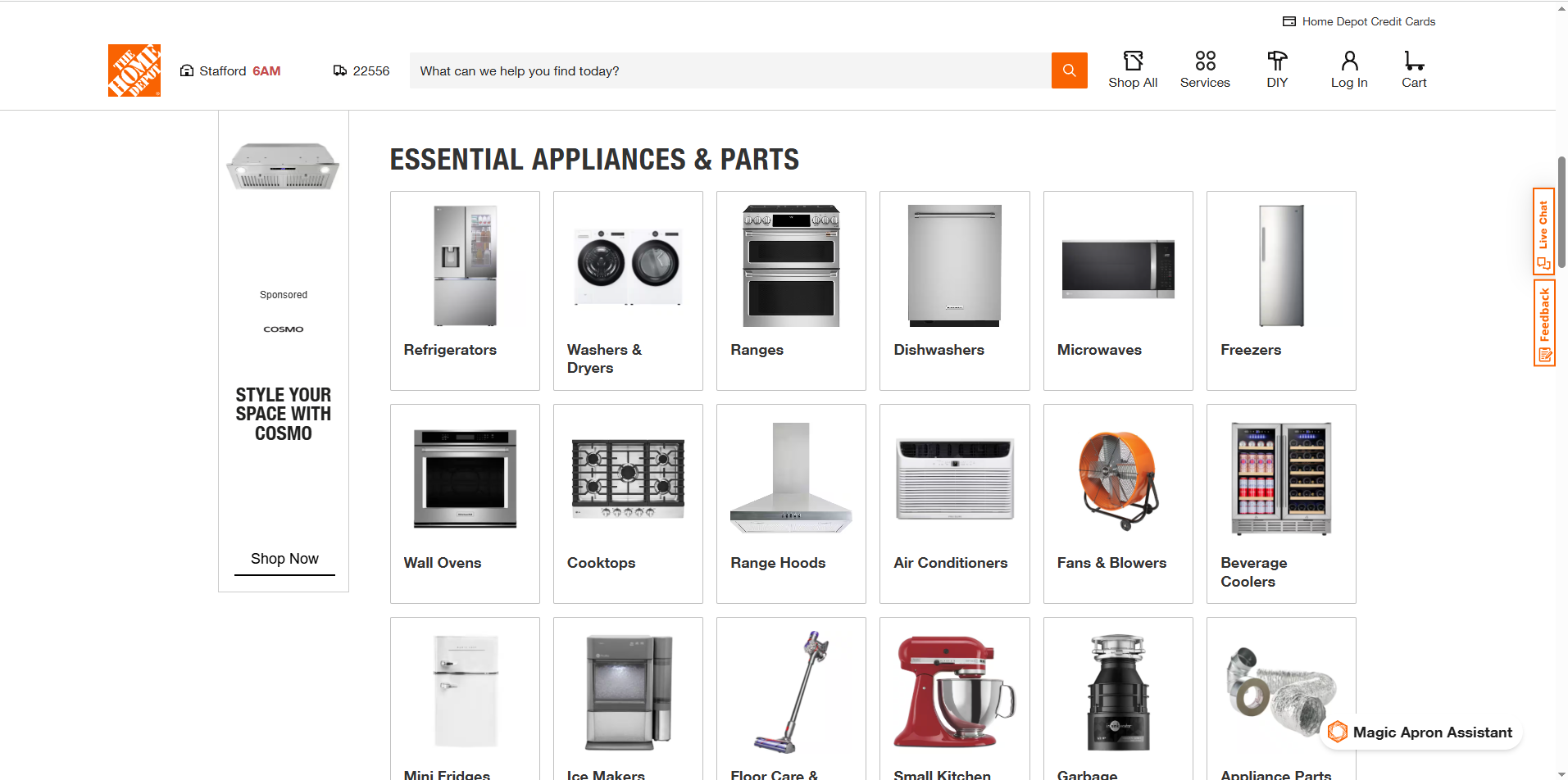 Homedepot item inventory